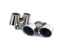 Chrome Sport Exhaust Tips Pipe for Porsche 911 Carrera 991.2 NON-PSE 2017 2018 2019