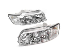Pair Headlights Head Lamp Halogen Chrome For Holden Commodore VZ 2004-2007