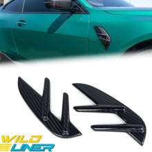 Dry Carbon Fiber Front Fender Side Vent Trims for BMW M2 G87 2023 2024