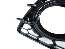 Pair Front Bumper Fog Light Grille Covers For Audi A4 S-Line / S4 2009-2012