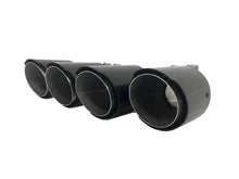 Universal Inlet 65mm Oval Carbon Exhaust Tips Replacement for Mercerdes Audi BMW