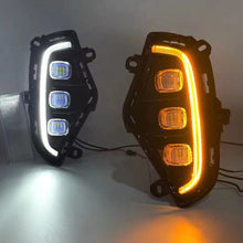 LED Fog Light For Toyota RAV4 2019-2024 Daytime Running Light w/Turn Signal Lamp