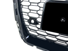 RS3 Style Badgeless Front Grille Black Honeycomb For Audi A3 S3 8V 2017–2020