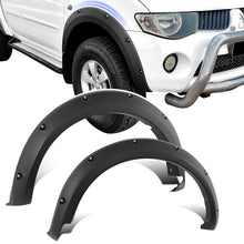 2pcs Front Fender Flares for Mitsubishi Triton 2006-2014 MN ML GLX GLX-R Wheel Arch Dual Cab