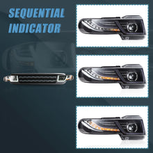 LED Headlights & Black Front Grille For 2007-2015 Toyota FJ Cruiser Pair