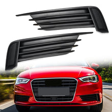 Pair Left+Right Front Lower Side Fog Light Grilles For Audi A3 / S3 2013-2016