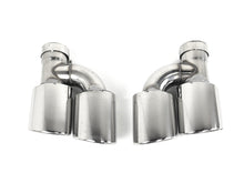 Gloss Black Rear Diffuser w/ Chrome Twin Exhaust Tips for Audi A5 S-line 2020-2023