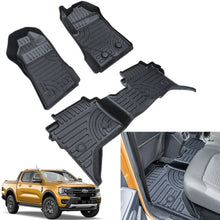 5D Floor Mat Carpet Cover Liner for Ford Ranger PY Next Gen 2022-2025 Wildtrak