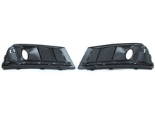 Left+Right Fog Light Covers w/ ACC Caps For Audi A4 B9 Non-S-Line 2017-2019