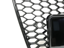 RS5 Style Badgeless Gloss Black Honeycomb Front Grille For Audi A5 S5 B8.5 2013–2016