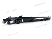 CLS63 Rear Diffuser + Black Exhaust Tips For Mercedes CLS W218 CLS500 CLS550 CLS600 AMG 2015-2018