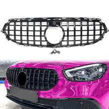 GT Style Front Grille Gloss Black for Mercedes W213 2021-2023 Standard Bumper Sedan