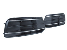 Pair Front Bumper Fog Light Grilles For Audi Q5 Non-S-Line 2018-2020