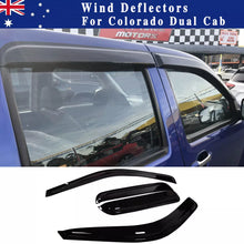 LUXURY Weathershields, Weather shields for Colorado RC Dual Cab 08-12 model