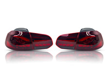Pair Smoked/Red LED Tail Lights For VW Golf 6 MK6 2009-2013 w/Sequential