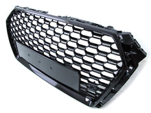 RS4 Style Honeycomb Front Grille Badgeless For Audi A4 S4 B9 2017–2019