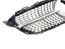 Chrome Diamond Front Grill for Mercedes C Class W205 C180 C200 C250 2019-2021 w/o Camera fg62