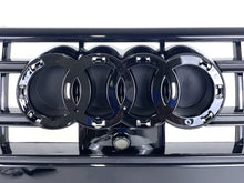 Gloss Black Front Grill for Audi A6 C8 S6 2019-2024 with ACC