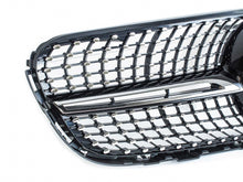Black Diamond Front Bumper Grille for Mercedes GLC X253 2016 - 2019