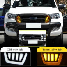 LED DRL Front Fog Light Turn Signal For Ford Ranger 2015-2018
