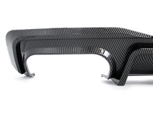 Carbon Fiber Look Rear Diffuser + Black Exhaust tips For Audi A7 4K8 Sedan Sline 2019-2023 di154