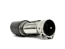 65mm Inlet Dual Carbon Exhaust Tips Replace for BMW Audi Mercedes Models