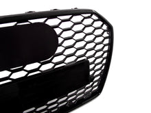 RS6 Style Glossy Black Front Bumper Grille Grill For Audi A6 C7 S6 2016-2018 fg169