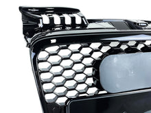 Gloss Black Honeycomb Front Grille For Audi A4 B7 Non-S-Line 2005–2008