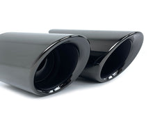 Black/Chrome Exhaust Tips for 2014-2018 Porsche Macan Base 2.0L et87