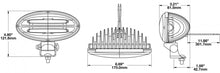Oval LED Work Lamp Light for John Deere Tractor 5R 6R 7R 8000 8R 9R RE331643
