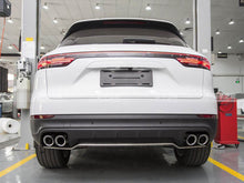 Exhaust Muffler Tips Brushed/Black/Silver For Porsche Cayenne 9Y0 9Y3 Petrol 2019-2024