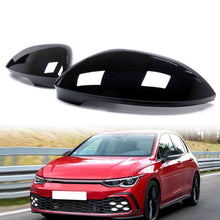 Gloss Black Mirror Covers Caps for VW Golf Mk8 2022-2025