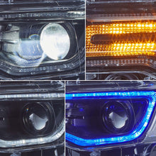 Projector LED Headlights For 2011-2013 Jeep Grand Cherokee W/Blue-Animation