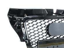 Gloss Black RS3 Style Honeycomb Front Grille For Audi A3 8P 2009–2013