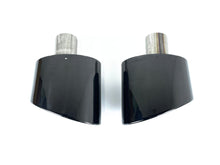 60mm Inlet Black Exhaust Tips Muffler for Audi A4 A5 A6 A7 Refit To RS4 RS5 RS6 RS7