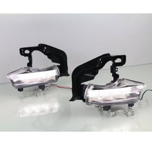 DRL LED Daytime Running Light Fog Lamp Bezels For Toyota Kluger 2014 2015 2016