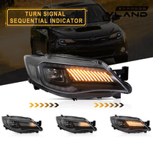 Projector LED Headlights w/Startup For Subaru Impreza 2008-11 WRX 2012-14