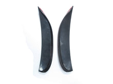 Glossy Black Front Bumper Flaps Vents Canards For Mercedes Benz W205 C43 AMG 2019-2021 pz12