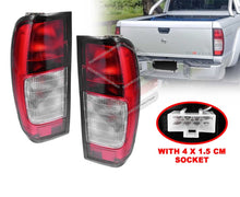 Pair LH+RH Tail Light Rear Lamp 4cm Plug For Nissan Navara D22 Ute 1997-2015