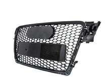 RS4 Style Honeycomb Black Front Grille For Audi A4 S4 B8 2009–2012