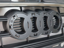 Dark Gray W/Chrome Frame Front Bumper Grille fits 2014-2016 Audi A3