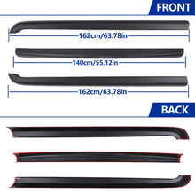 3PCS Tailgate Cover Rail Cap Protector Guard For Ford Ranger 2012-2022 Wildtrak