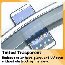 Stainless Steel Tinted Weather Shields Window Visor for Hyundai Santa Fe 19-23