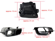 Carbon Fiber Exhaust Tips for Mercedes A W176 CLA C117 AMG Pack 2013-2019