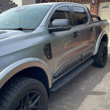 Matte Black Side Door Molding Body Cladding For Next Gen Ford Ranger PY Wildtrak 2022-2025