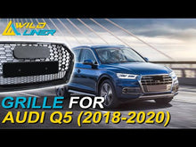 Gloss Black Honeycomb Front Bumper Grille Grill for 2018 2019 2020 Audi Q5 SQ5 fg242