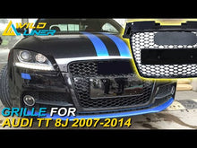 Honeycomb Front Mesh Grill Black For Audi MK2 TT 8J 2006-2014 fg138