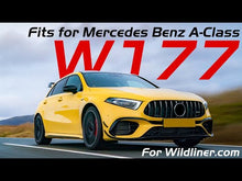 Rear Diffuser w/ Exhaust Tips for Mercedes Benz W177 Hatchback A35 A250/200/180 AMG Bumper di31