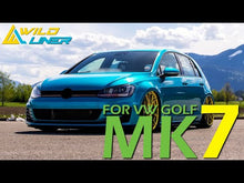 Glossy Black Mirror Cover Set for VW Golf Mk7 TSI GTI 2014-2021
