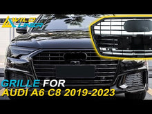 Black Front Grille for Audi A6 C8 2019-2023 fg265